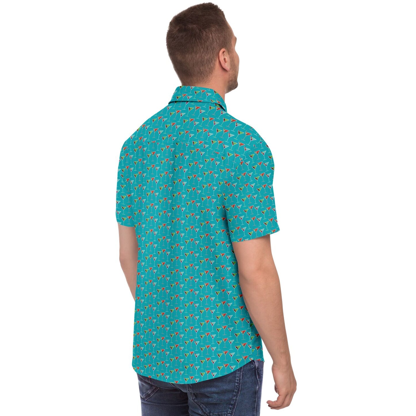 Triple Martinis - Teal Peacock