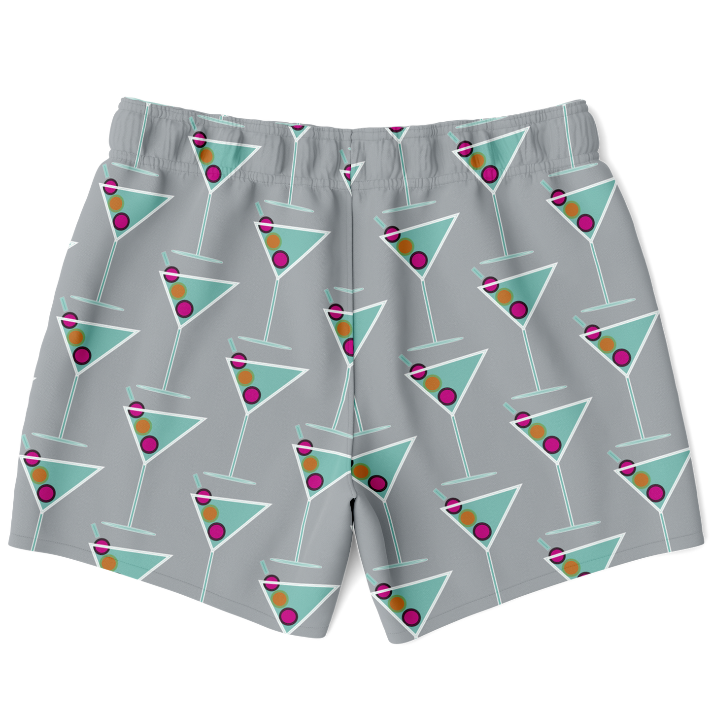 Aqua Martini Swim Trunks - Smokey Grey