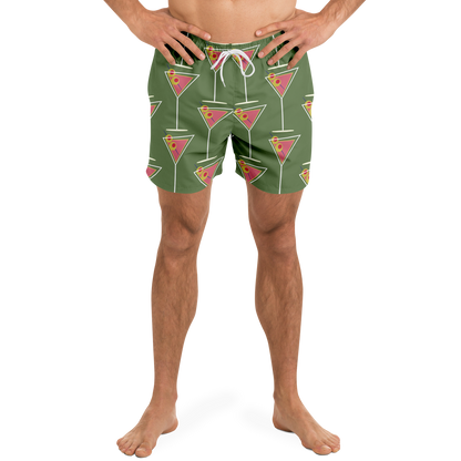 Dirty Martin Swim Trunks - Olive Green