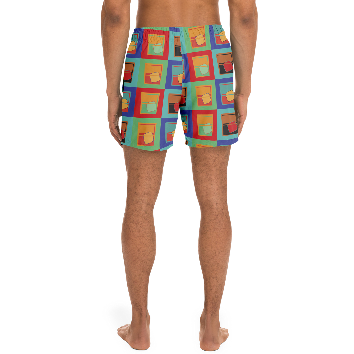 Whiskey Squared Swim Trunks - Mutlicolor