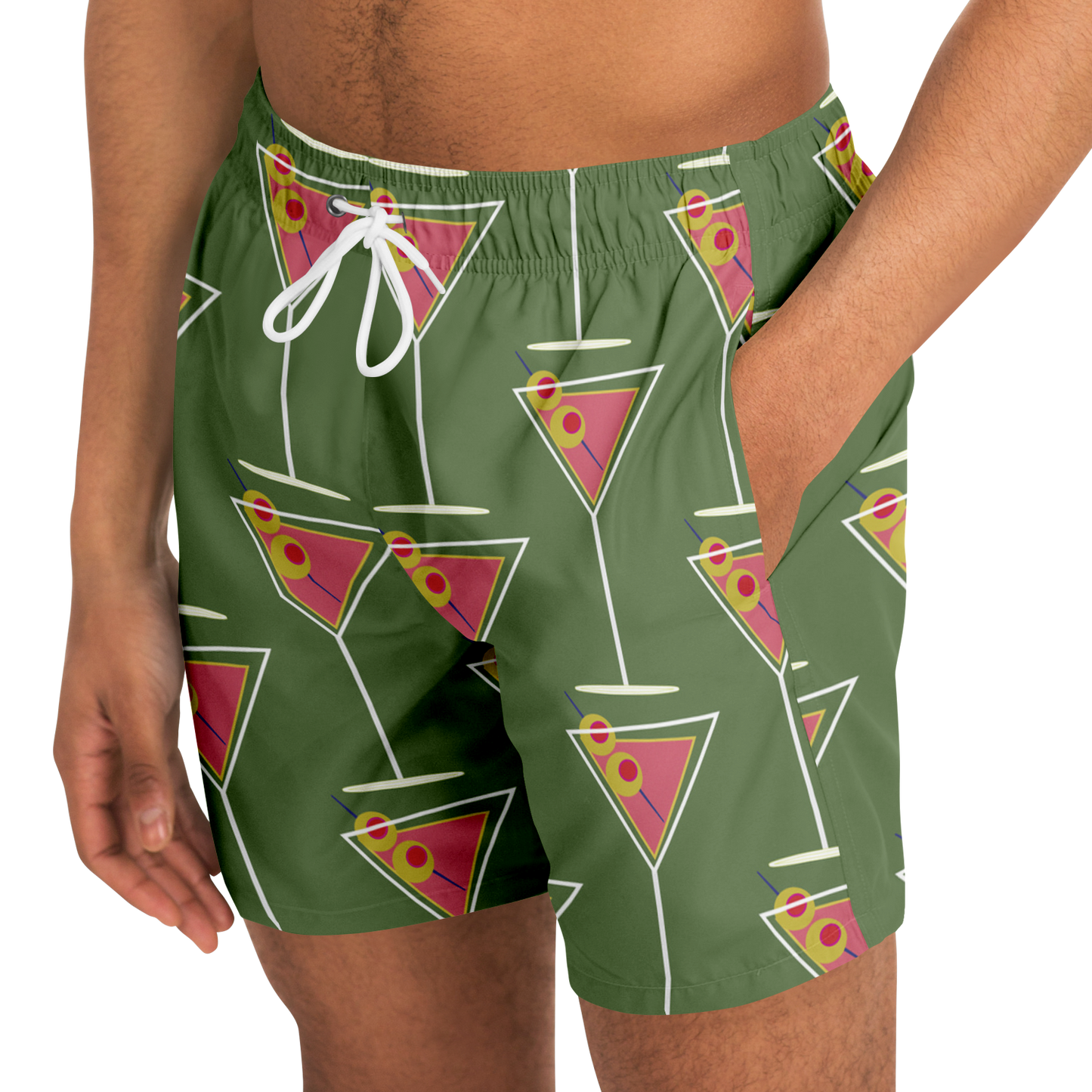 Dirty Martin Swim Trunks - Olive Green