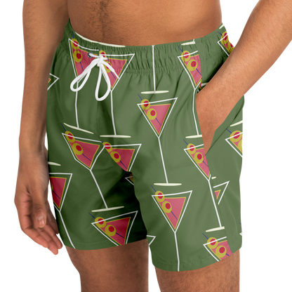 Dirty Martin Swim Trunks - Olive Green