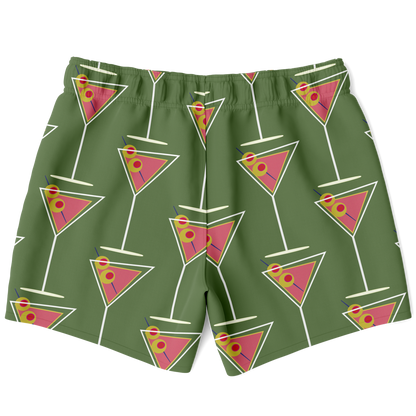 Dirty Martin Swim Trunks - Olive Green