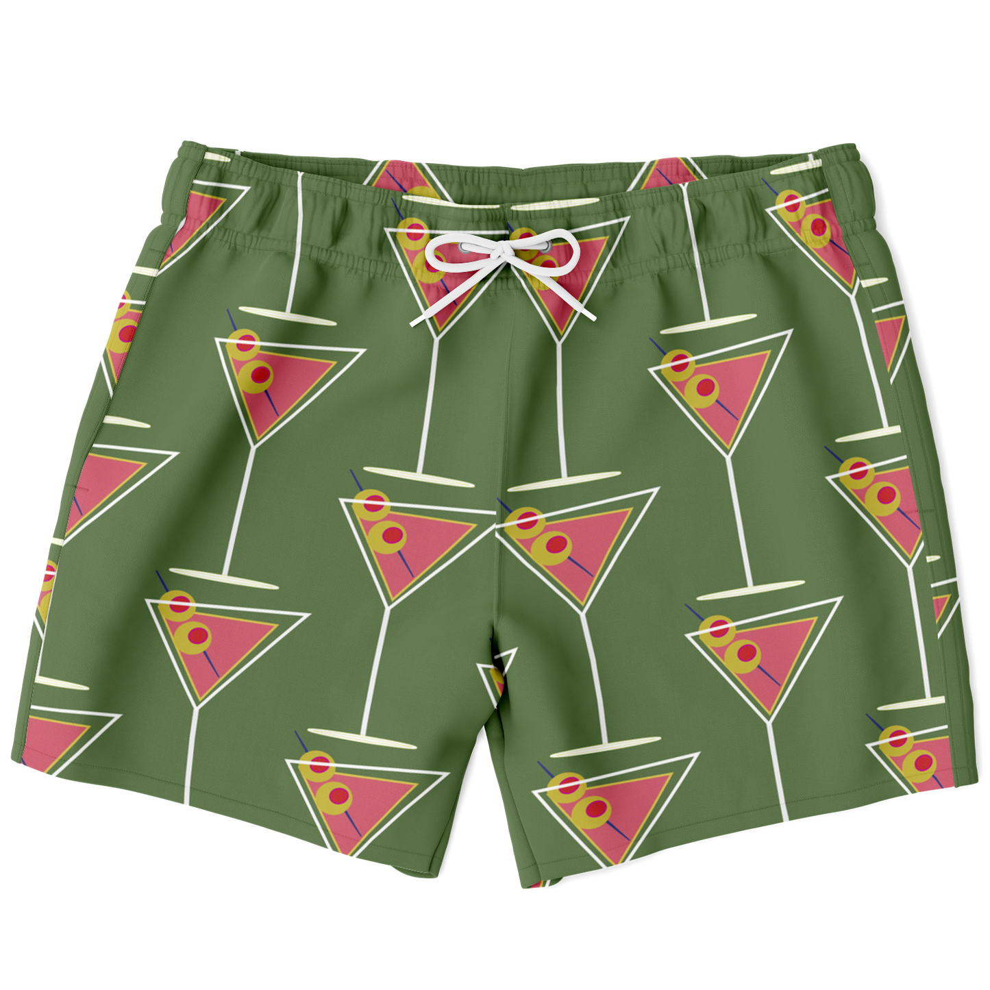 Dirty Martin Swim Trunks - Olive Green